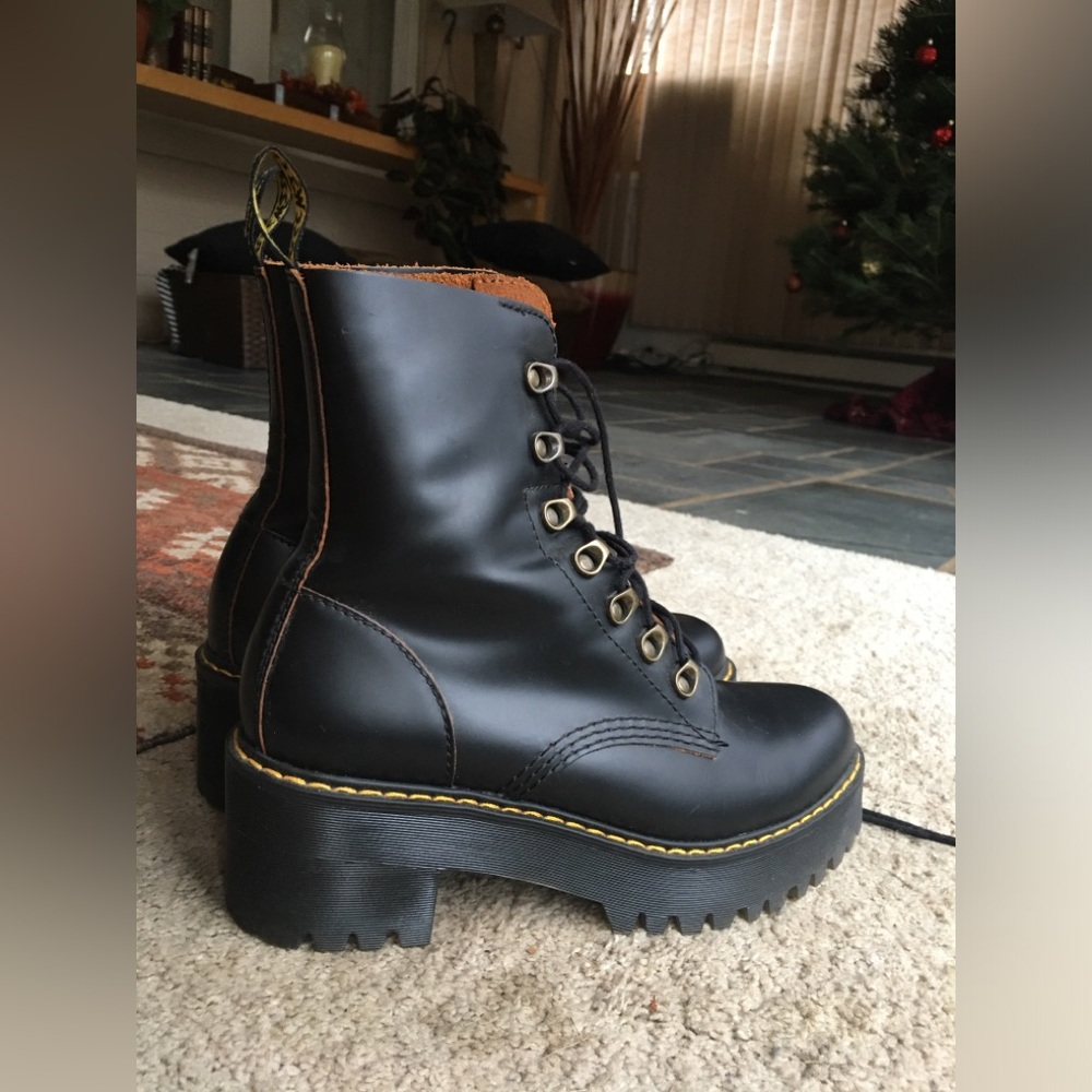 Doc Martens “Leona” Platform Heeled Boots!!!!